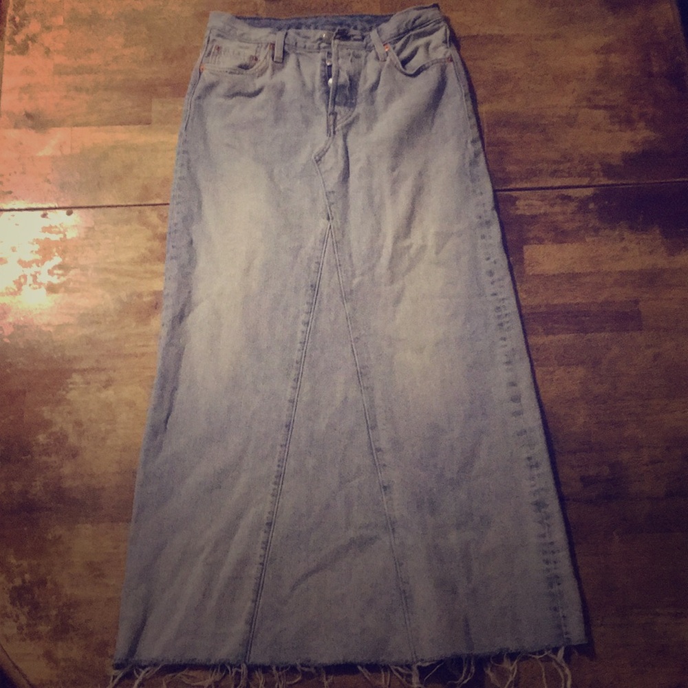 Nice high wasted jean skirt